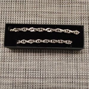 Stainless Steel Rope Chain/Bracelet NWOT